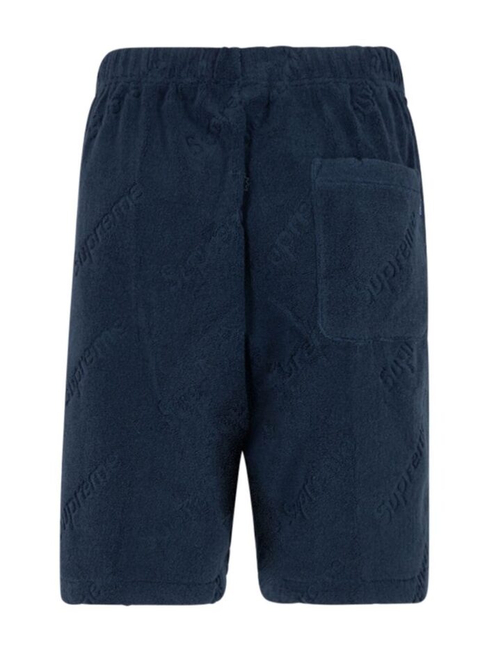 supreme jacquard-logo terry shorts