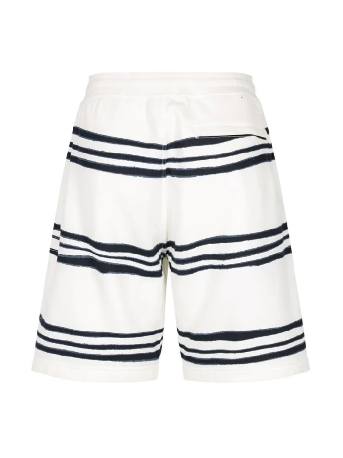 supreme Stone Island Warp striped shorts